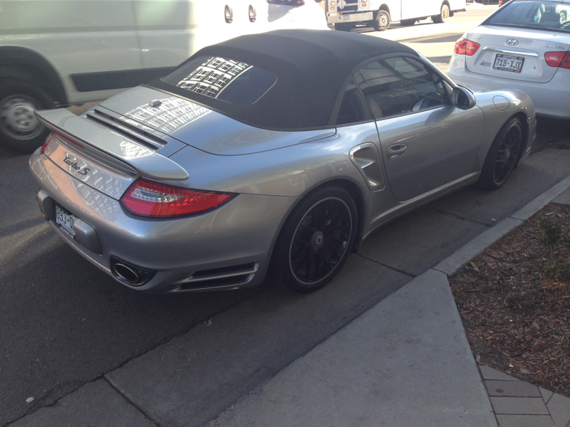 Illustration for article titled Spotted a 997 Turbo S Cabriolet